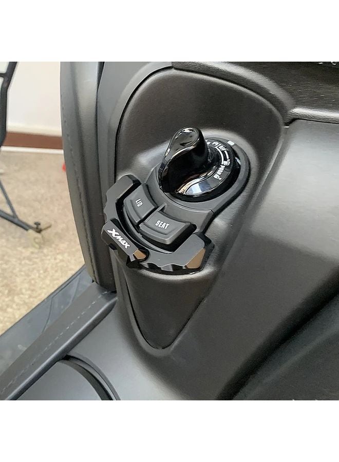 Black Starter Switch Button Protection Cover for Yamaha XMAX125 XMAX250 XMAX300 XMAX400 2017 2023 - Image 4